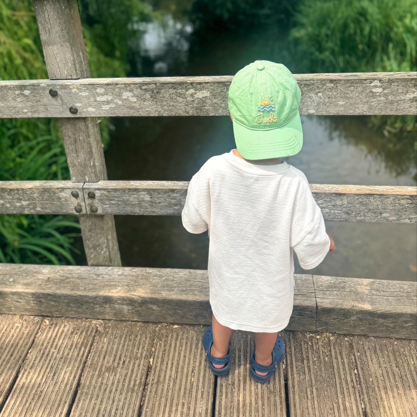 hand-embroidered kids cap