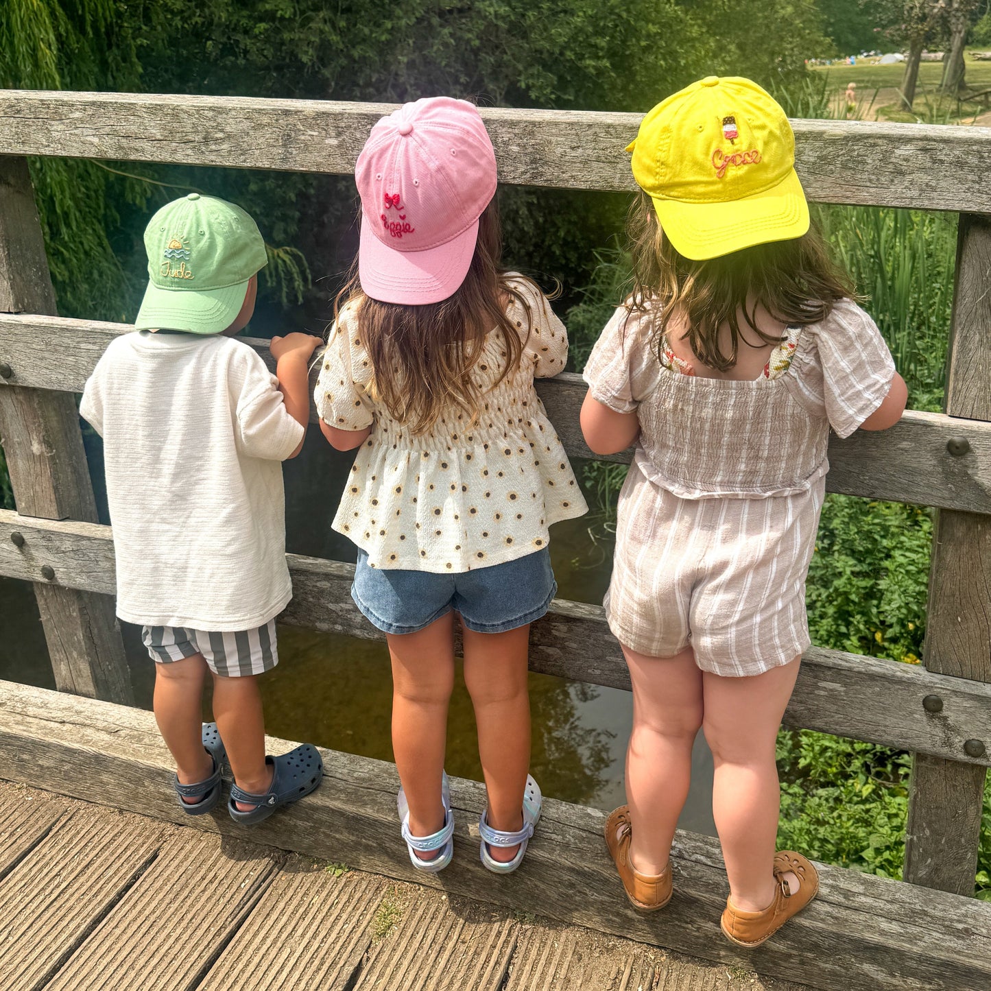 hand-embroidered kids cap