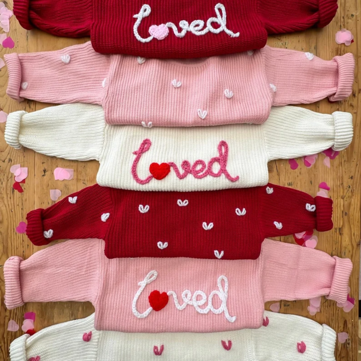 valentine's jumpers